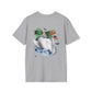 Swan - Quirky Collage - Unisex T-Shirt - Back Print-4