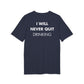 I will never quite drinking - Everything I Love - Premium Bio Unisex T-Shirt - Back Print-5