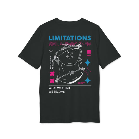 Limitations Self Imposed - Gods Way - Premium Bio Unisex T-Shirt - Back Print-0