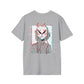 Kitsune Mask Gltich - Anime World - Unisex T-Shirt - Back Print-3