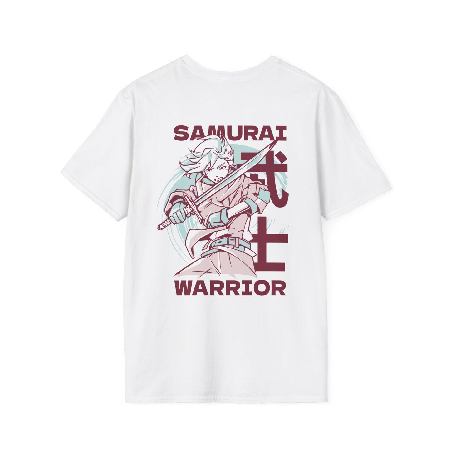 Samurai Warrior - Anime World - Unisex T-Shirt - Back Print-3