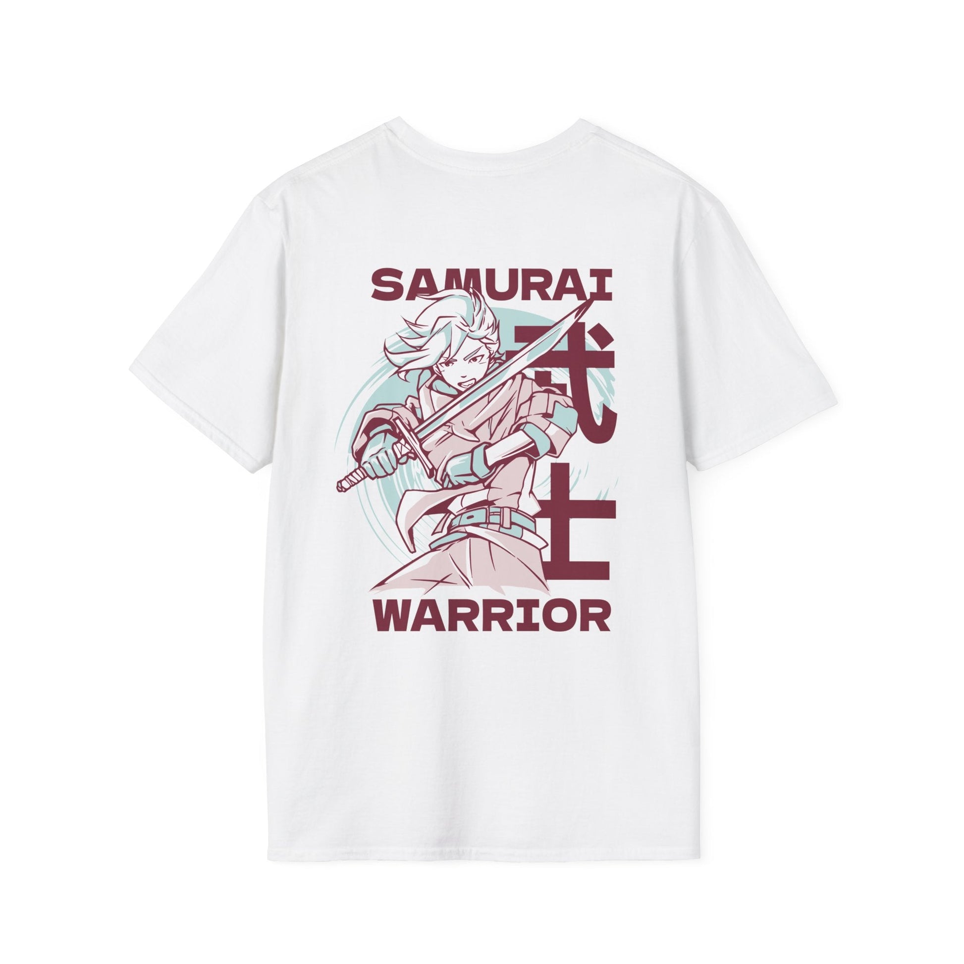 Samurai Warrior - Anime World - Unisex T-Shirt - Back Print-3