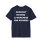 CASUALLY HAVING  A WEAKNESS FOR BLONDES - Everything I Love - Unisex T-Shirt - Back Print-2