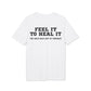 Feel it to Heal it the only way out is through - See the Way - Premium Bio Unisex T-Shirt - Back Print-6