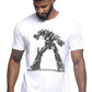 Trasformer Robot 1500-2 T-shirt Urban Men Uomo 100% Cotone Pettinato JK