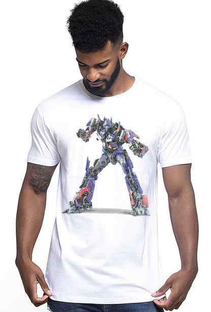 Trasformer Robot 1500-2 T-shirt Urban Men Uomo 100% Cotone Pettinato JK