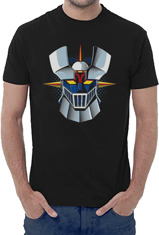 Mazinga Z Robot 1501 T-shirt Urban Men Uomo 100% Cotone Pettinato JK