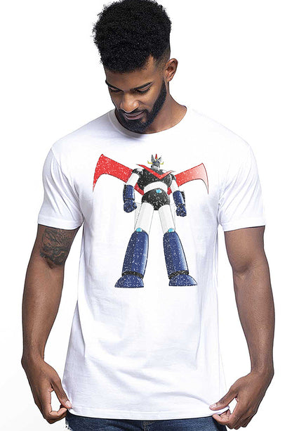 Il Grande Mazinga Z Robot 1501-3 T-shirt Urban Men Uomo 100% Cotone Pettinato JK