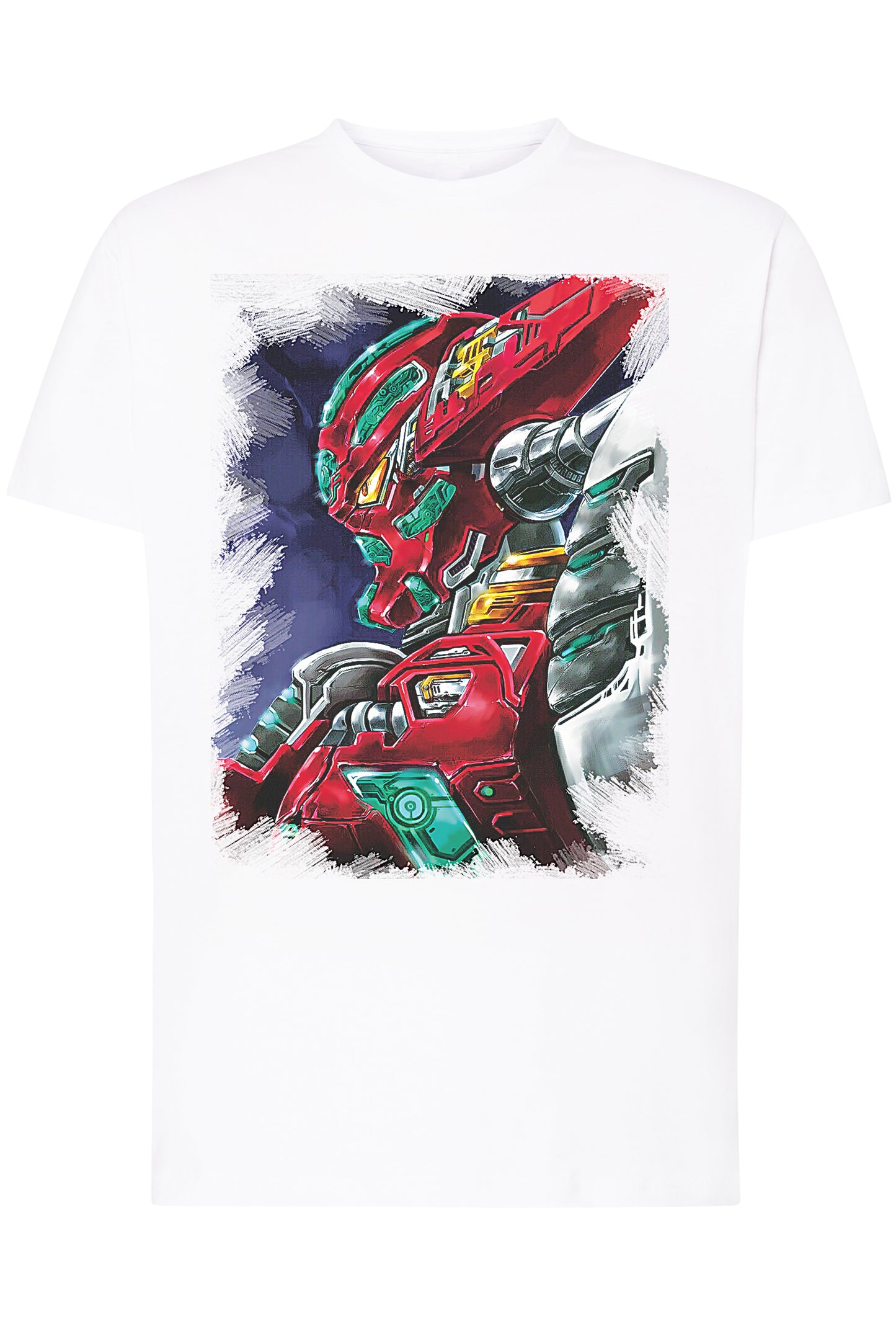 Getter Robot Ufo Robot 1503-3 T-shirt Urban Men Uomo 100% Cotone Pettinato JK