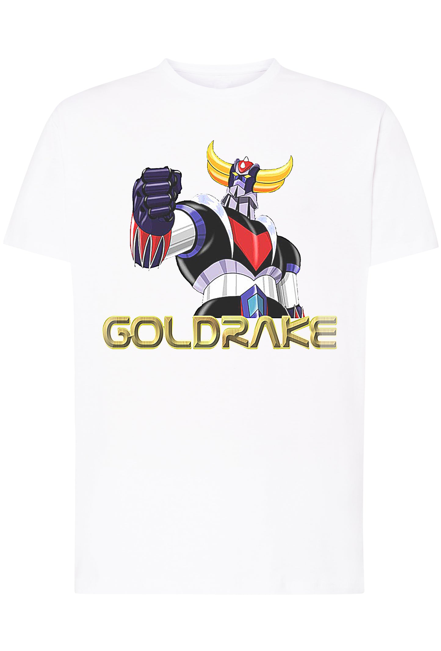 Goldrake Robot Finale Ufo Robot 1504 T-shirt Urban Men Uomo 100% Cotone Pettinato JK