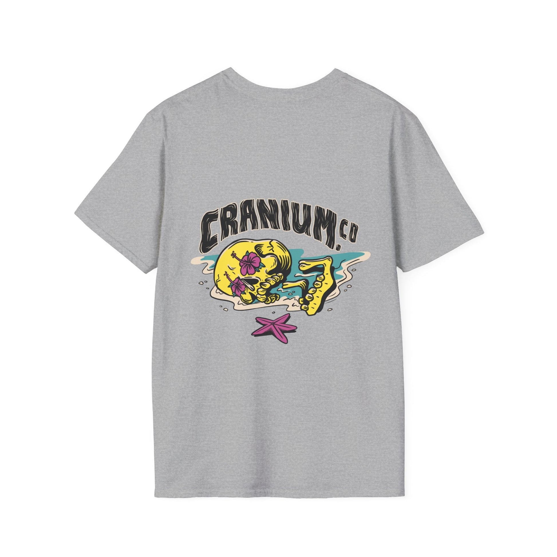 Cranium Co - Summer Skulls - Unisex T-Shirt - Back Print-4