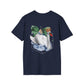 Swan - Quirky Collage - Unisex T-Shirt - Back Print-2