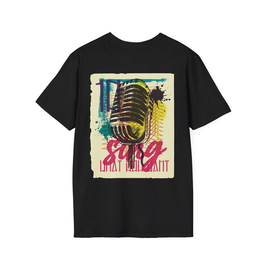 Microphone - Urban Graffiti - Unisex T-Shirt - Back Print-0