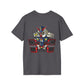 Sleepy Robot - Anime World - Unisex T-Shirt - Back Print-1