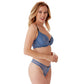 Gossard Superboost Lace Sheer Plunge Bra Moonlight Blue - STREET STYLE