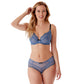 Gossard Superboost Lace Sheer Short Panty Moonlight Blue-3