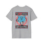 I´d much rather be sleeping - Antisocial Retro - Unisex T-Shirt - Back Print-5