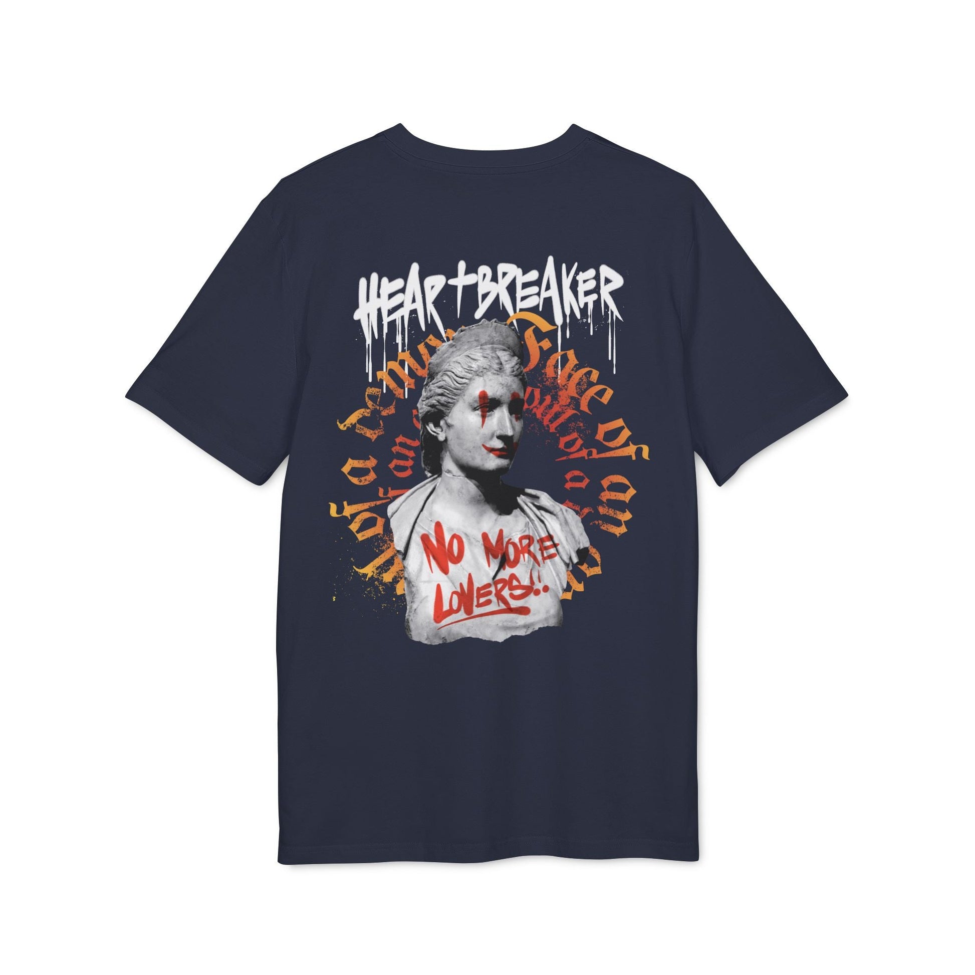 Heartbreaker No more Lovers - Gods Way - Premium Bio Unisex T-Shirt - Back Print-5