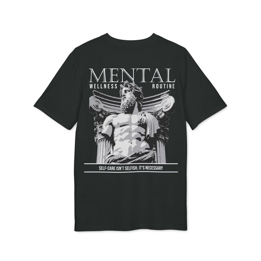 Mental Wellness Routine - Gods Way - Premium Bio Unisex T-Shirt - Back Print-0