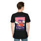 Overthinking sponsored by caffeine - Cozy at Home - Unisex T-Shirt - Back Print-4