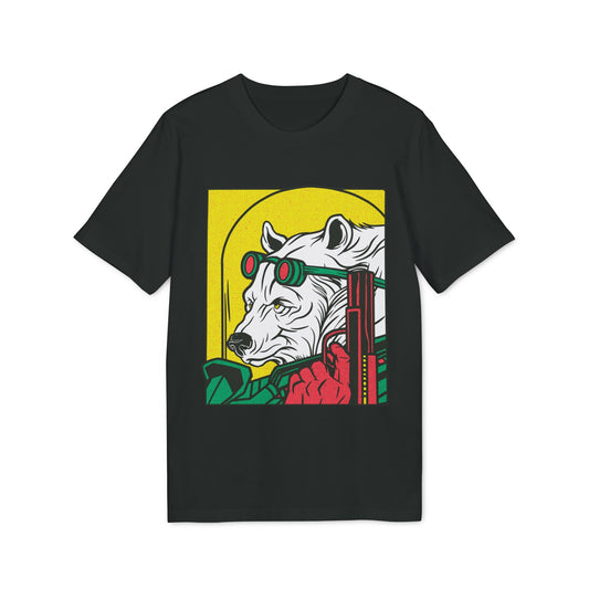 Ice Bear Gun - Comic Mafia - Premium Bio Unisex T-Shirt - Front Print-0
