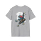 Turtle - Warrior Animals - Unisex T-Shirt - Back Print-3