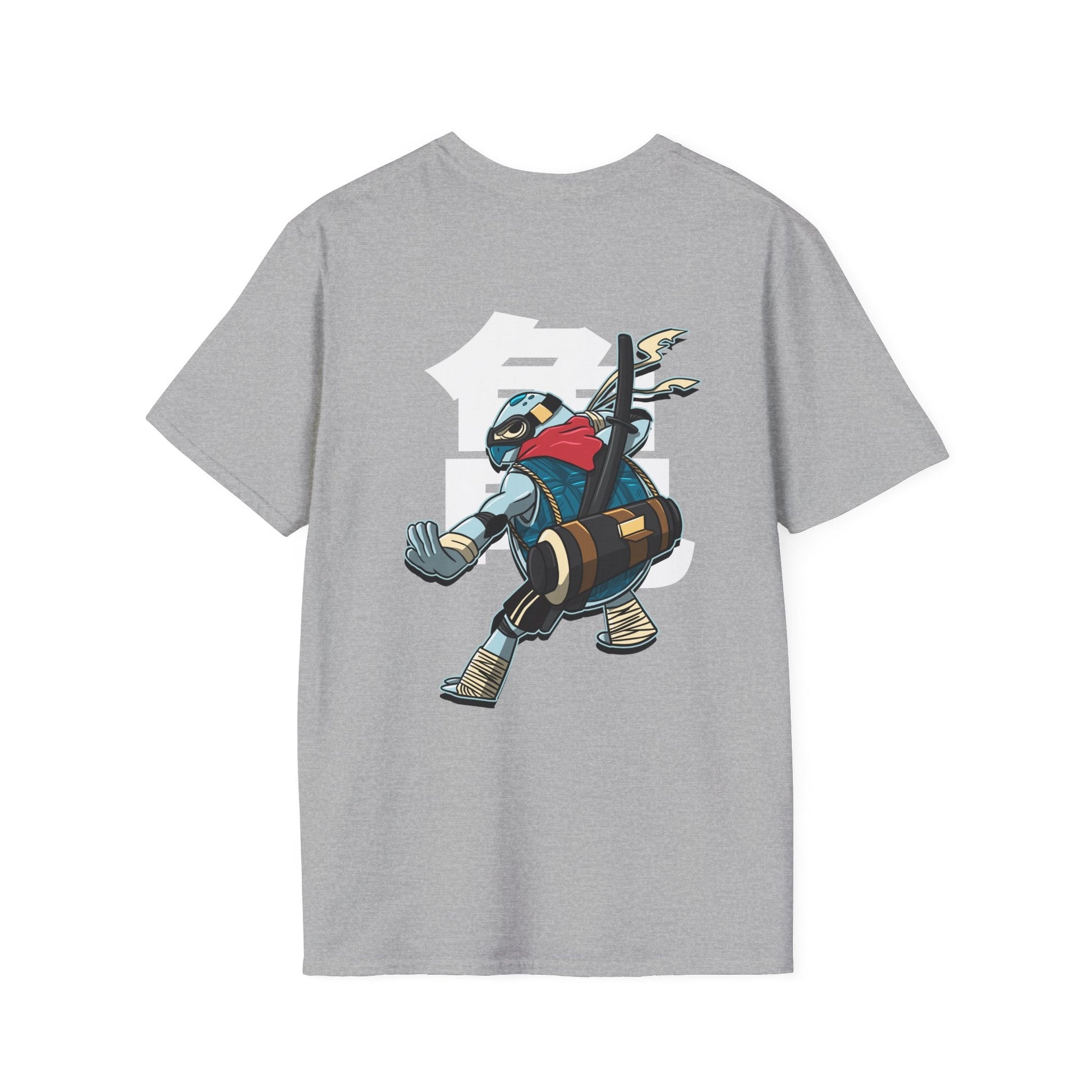 Turtle - Warrior Animals - Unisex T-Shirt - Back Print-3