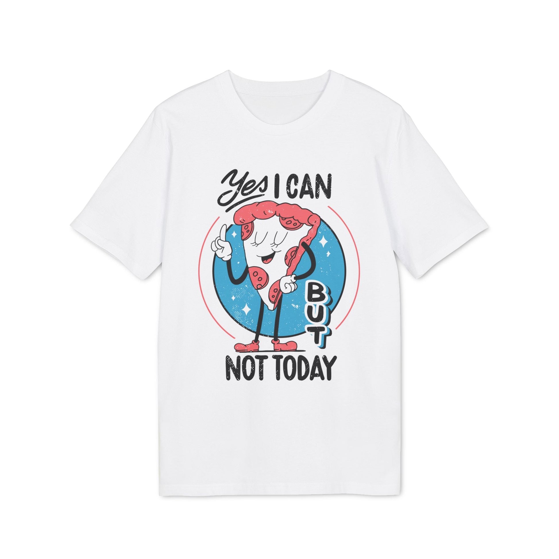 Yes I can but not Today - Antisocial Retro - Premium Bio Unisex T-Shirt - Front Print-0
