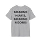 BREAKING HEARTS, BREAKING RECORDS - Everything I Love - Unisex T-Shirt - Back Print-4