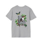 Cat - Quirky Collage - Unisex T-Shirt - Back Print-4