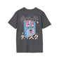 Floppy Disc - Kawaii Character - Unisex T-Shirt - Back Print-5