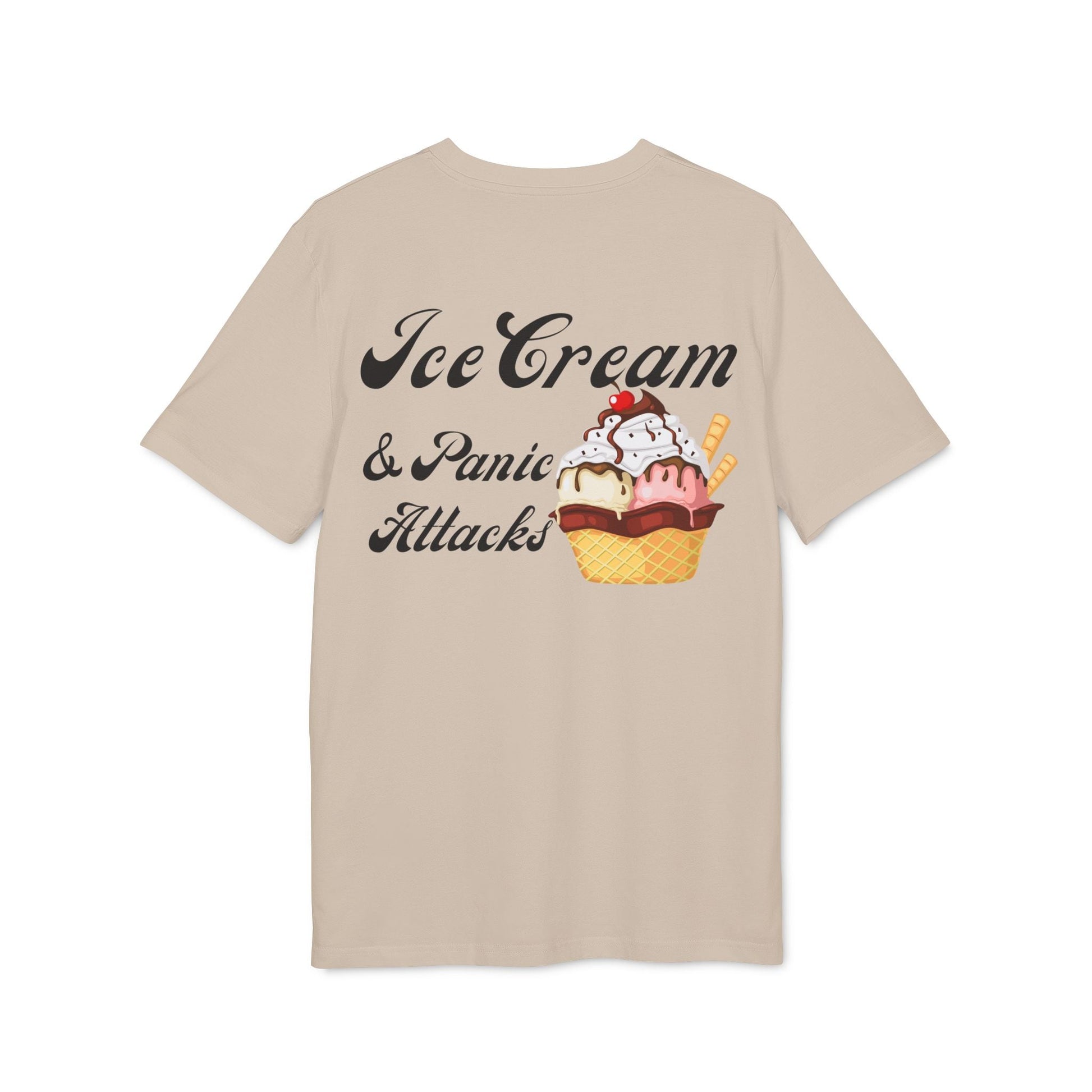 Ice Cream & Panic Attacks - See the Way - Premium Bio Unisex T-Shirt - Back Print-7