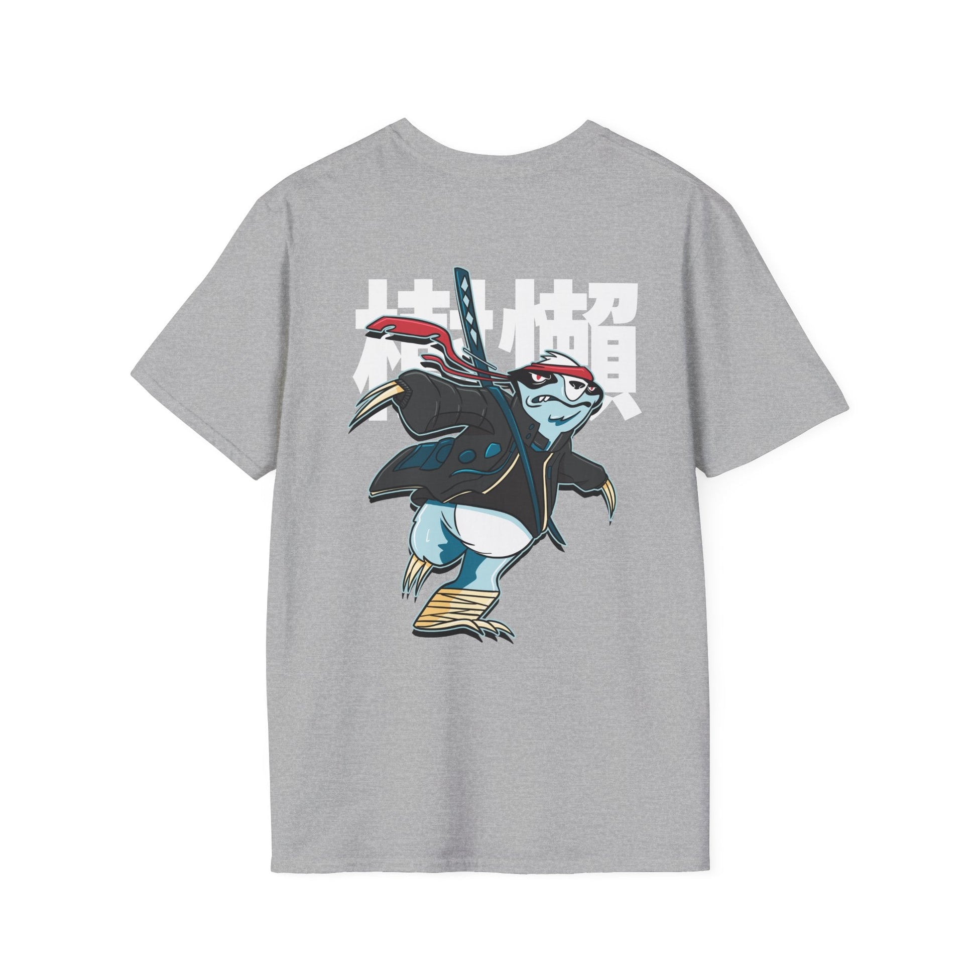 Sloth - Warrior Animals - Unisex T-Shirt - Back Print-3