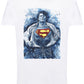 Super Man Scratc Super Eroi Fumetti 18-101 T-shirt Urban Slub Men Uomo 100% Cotone Fiammato JK