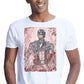 Captain Scratc Super Eroi Fumetti 18-102 T-shirt Urban Slub Men Uomo 100% Cotone Fiammato JK