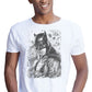 Batman Scratc Super Eroi Fumetti 18-103 T-shirt Urban Slub Men Uomo 100% Cotone Fiammato JK