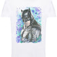 Batman Scratc Super Eroi Fumetti 18-103 T-shirt Urban Slub Men Uomo 100% Cotone Fiammato JK