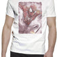 Uomo Ragno Scratc Super Eroi Fumetti 18-105 T-shirt Urban Slub Men Uomo 100% Cotone Fiammato JK