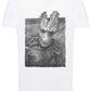 Guardian Scratc Super Eroi Fumetti 18-108 T-shirt Urban Slub Men Uomo 100% Cotone Fiammato JK