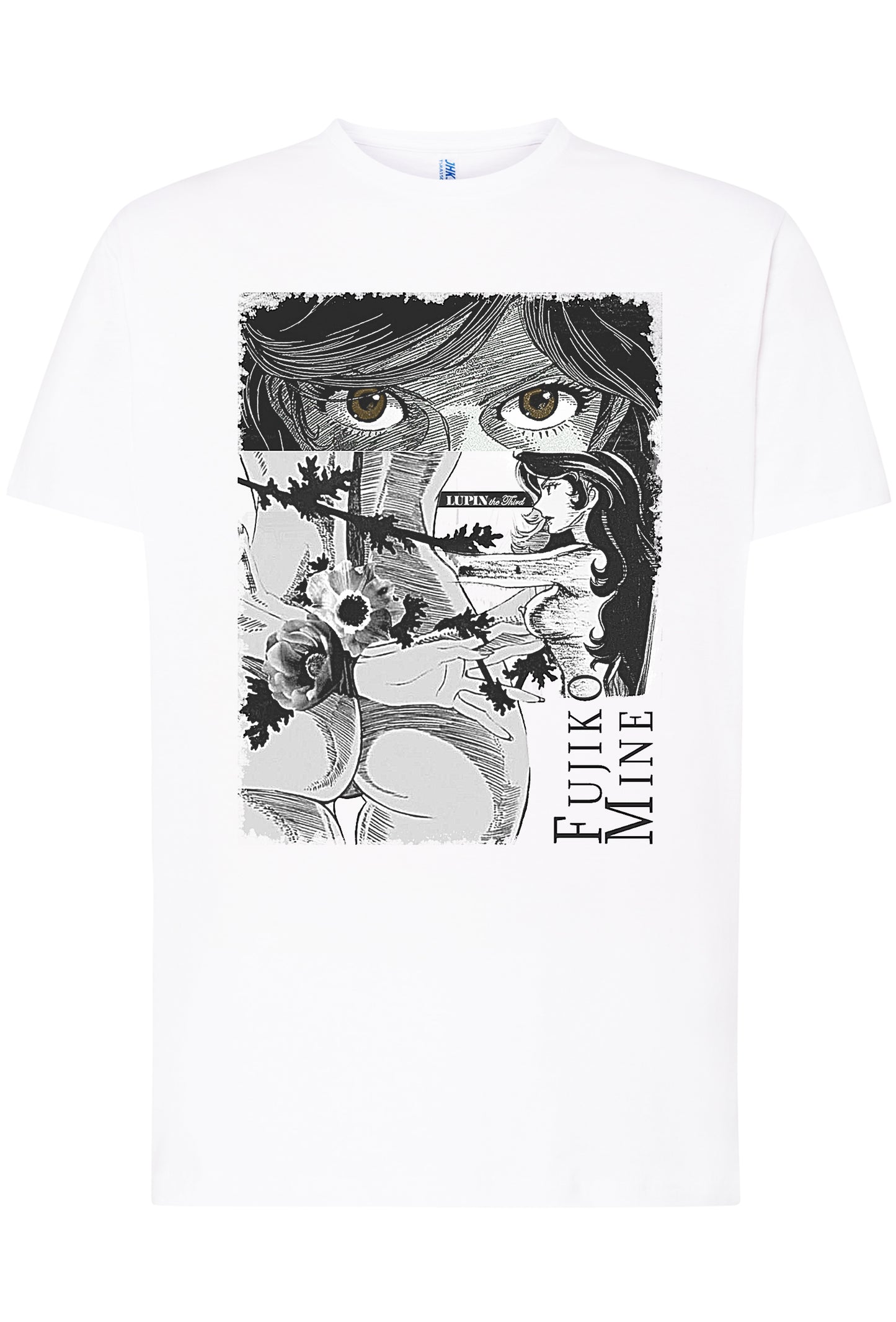 Arsenio Lupen Fujiko Mine sexy 2 Cartoon Film 18-112 T-shirt Urban Men Uomo 100% Cotone Pettinato JK