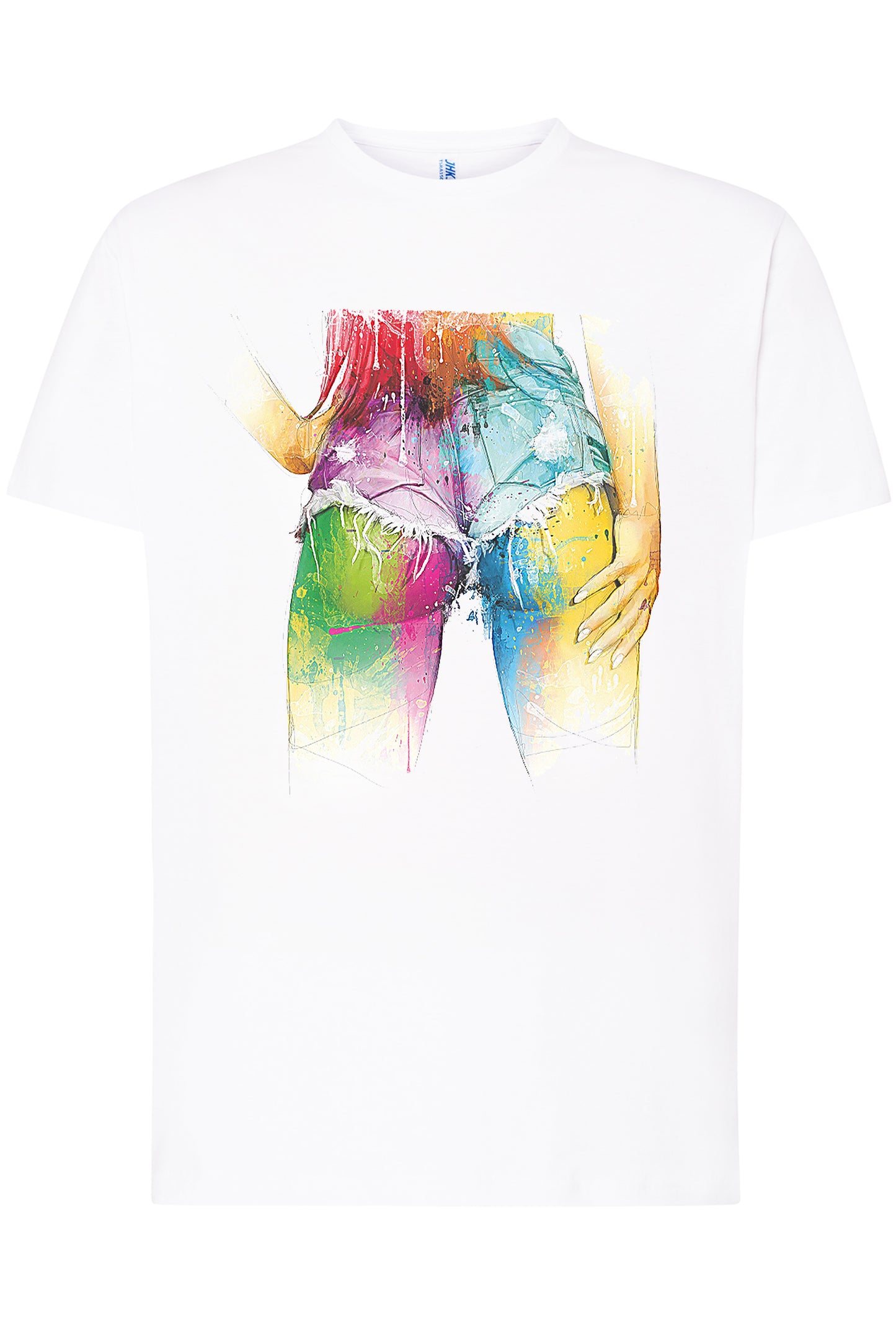 Love you for ever Color Artistico Stilizzato 18-20-43 T-shirt Urban Men Uomo 100% Cotone Pettinato JK