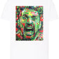 Portrait Buffon Color Artistico Stilizzato 18-30-17 T-shirt Urban Men Uomo 100% Cotone Pettinato JK