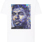 Portrait Suarez Color Artistico Stilizzato 18-30-21 T-shirt Urban Men Uomo 100% Cotone Pettinato JK