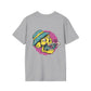 No Skin All Bones - Summer Skulls - Unisex T-Shirt - Back Print-4