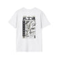Defeated by the Ninja - Samurai Manga - Unisex T-Shirt - Back Print-0