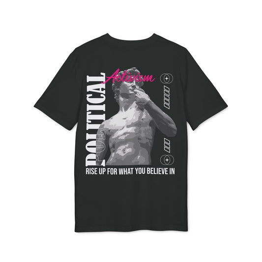 Political Activism - Gods Way - Premium Bio Unisex T-Shirt - Back Print-0