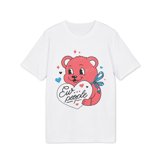 Ew... people - Antisocial Retro - Premium Bio Unisex T-Shirt - Front Print-0