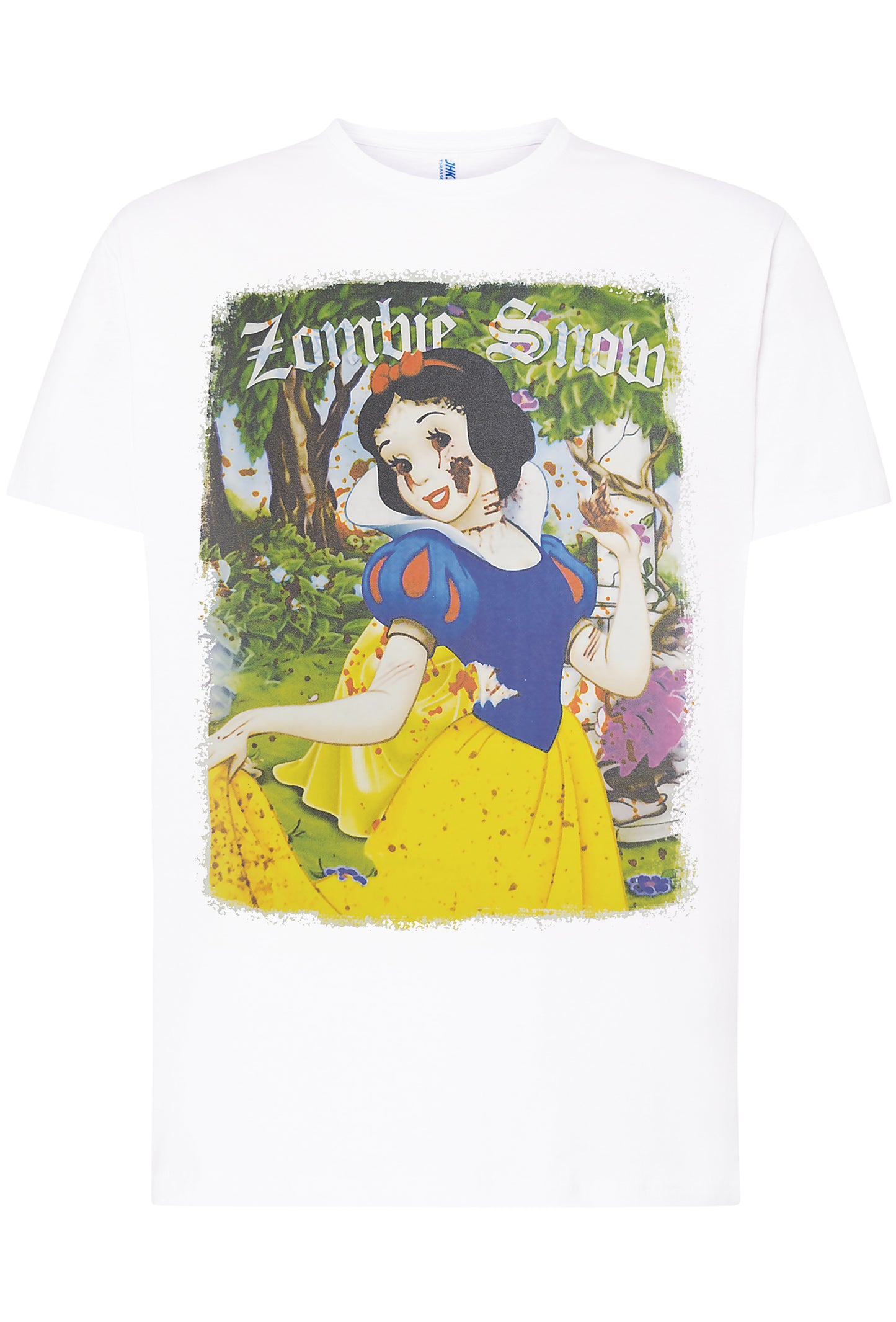 Bianca Neve Zombie Tattoo 2050-3 T-shirt Urban Men Uomo 100% Cotone Pettinato JK