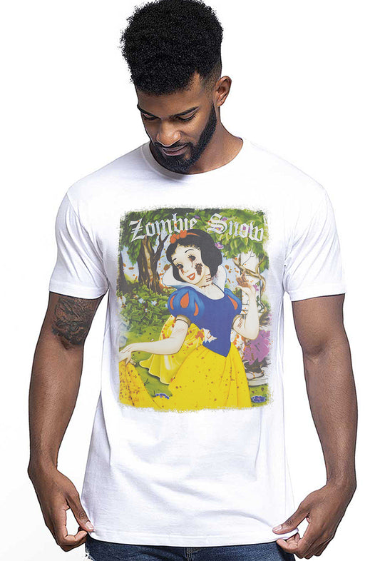 Bianca Neve Zombie Tattoo 2050-3 T-shirt Urban Men Uomo 100% Cotone Pettinato JK