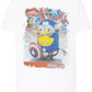 Minio Captain Aamerica Film Cartoon Fumetti 2061-2 T-shirt Urban Men Uomo 100% Cotone Pettinato JK